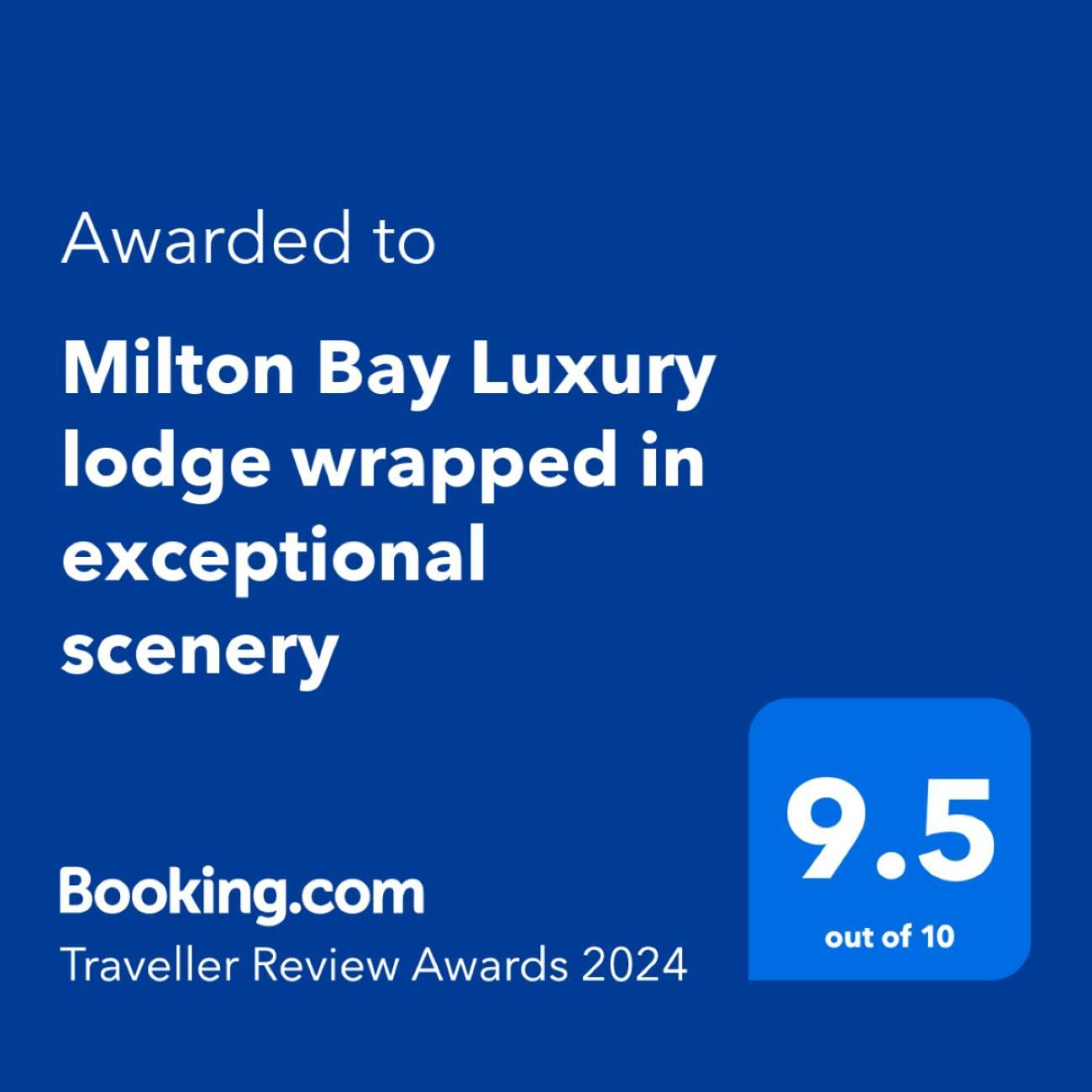 Milton Bay Luxury Lodge Wrapped In Exceptional Scenery Morenish Exterior photo